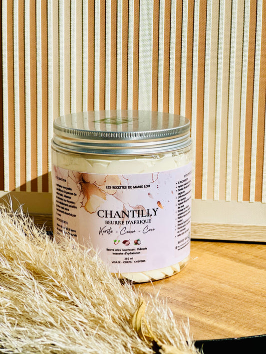 Chantilly Karité, Cacao, Huile de coco vierges